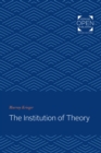 Image for The Institution of Theory