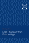 Image for Legal Philosophy from Plato to Hegel