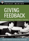 Image for Giving feedback  : expert solutions to everyday challenges