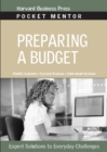 Image for Preparing a budget  : expert solutions to everyday challenges
