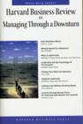 Image for Harvard business review on managing through a downturn