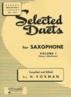Image for SELECTED DUETS SAXOPHONE 1
