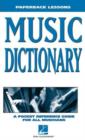 Image for Music dictionary  : a pocket reference for all musicians