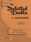 Image for SELECTED DUETS SAXOPHONE 2