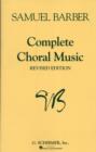 Image for Complete Choral Music