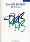 Image for Samuel Barber : 65 Songs