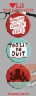 Image for Too Lit to Quit 3 Badge Set