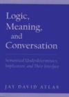 Image for Logic, meaning, and conversation