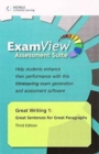 Image for Great Sentences for Great Paragraphs - Assessment CD-ROM with Examview