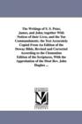Image for The Writings of S. S. Peter, James, and John; together With Notices of their Lives, and the Ten Commandments. the Text Accurately Copied From An Edition of the Doway Bible, Revised and Corrected Accor