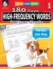 Image for 180 Days of High-Frequency Words for First Grade : Practice, Assess, Diagnose
