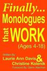 Image for Finally...Monologues That Work (ages 4-18)