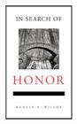 Image for In Search of Honor