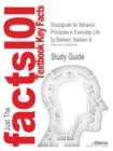 Image for Studyguide for Behavior Principles in Everyday Life by Baldwin, Baldwin &amp;, ISBN 9780130873767