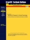 Image for Studyguide for Methods of Research in Social Psychology by Al, Aronson Et, ISBN 9780070024663