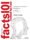 Image for Studyguide for A Primer For Management by Dumler, ISBN 9780324271119