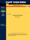 Image for Studyguide for International Business by Luo, Shenkar &amp;, ISBN 9780471383505
