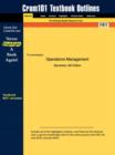 Image for Cram101 textbook outlines to accompany Operations management, Stevenson, 8th edition