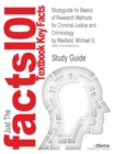 Image for Studyguide for Basics of Research Methods for Criminal Justice and Criminology by Maxfield, Michael G., ISBN 9780534615673