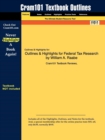 Image for Outlines &amp; Highlights for Federal Tax Research by William A. Raabe