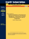 Image for Outlines &amp; Highlights for Small Business Management : Launching and Growing Entrepreneurial Ventures by Justin G. Longenecker