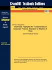 Image for Studyguide for Fundamentals of Corporate Finance by Ross, Stephen A., ISBN 9780073382395