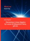 Image for Exam Prep for Elementary Linear Algebra by Larson &amp; Edwards &amp; Falvo, 5th Ed.