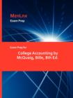 Image for Exam Prep for College Accounting by McQuaig, Bille, 8th Ed.