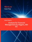 Image for Exam Prep for Analysis for Financial Management by Higgins, 8th Ed.