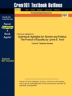 Image for Outlines &amp; Highlights for Women and Politics