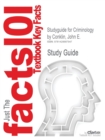 Image for Studyguide for Criminology by Conklin, John E., ISBN 9780205608966