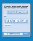 Image for Study guide for The basic practice of statistics, 6th edition, by David S. Moore, William I. Notz and Michael A. Flinger.