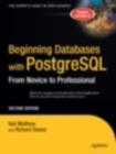 Image for Beginning databases with PostgreSQL: from novice to professional
