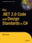 Image for Pro .NET 2.0 code and design standards in C#
