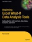 Image for Beginning Excel What-If Data Analysis Tools.