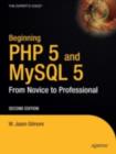 Image for Beginning PHP and MySQL 5: from novice to professional