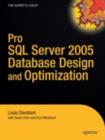 Image for Pro SQL Server 2005 Database Design and Optimization