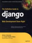 Image for The definitive guide to Django: web development done right