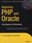 Image for Beginning PHP and Oracle: from novice to professional