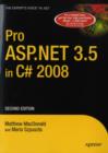 Image for Pro ASP.NET 3.5 in C# 2008