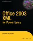 Image for Office 2003 XML for Power Users