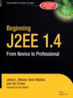 Image for Beginning J2EE 1.4: from novice to professional