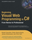 Image for Beginning Visual Web programming in C#: from novice to professional