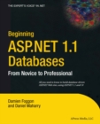Image for Beginning ASP.NET 1.1 Databases: From Novice to Professional