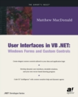 Image for User interfaces in VB .NET: Windows forms and custom controls