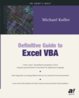Image for Definitive guide to Excel VBA
