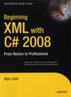 Image for Beginning XML with C# 2008 : From Novice to Professional