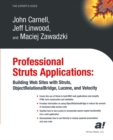 Image for Professional Struts Applications: Building Web Sites with Struts ObjectRelational Bridge, Lucene, and Velocity