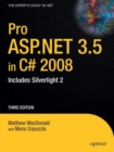 Image for Pro ASP.NET 3.5 in C# 2008