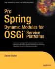 Image for Pro Spring Dynamic Modules for OSGi  Service Platforms